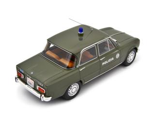 Alfa Romeo Giulia Super 1969 Polizia stradale VERDE MILITARE Laudoracing 1:18 Resinemodell (Türen, Motorhaube... nicht zu öffnen!)